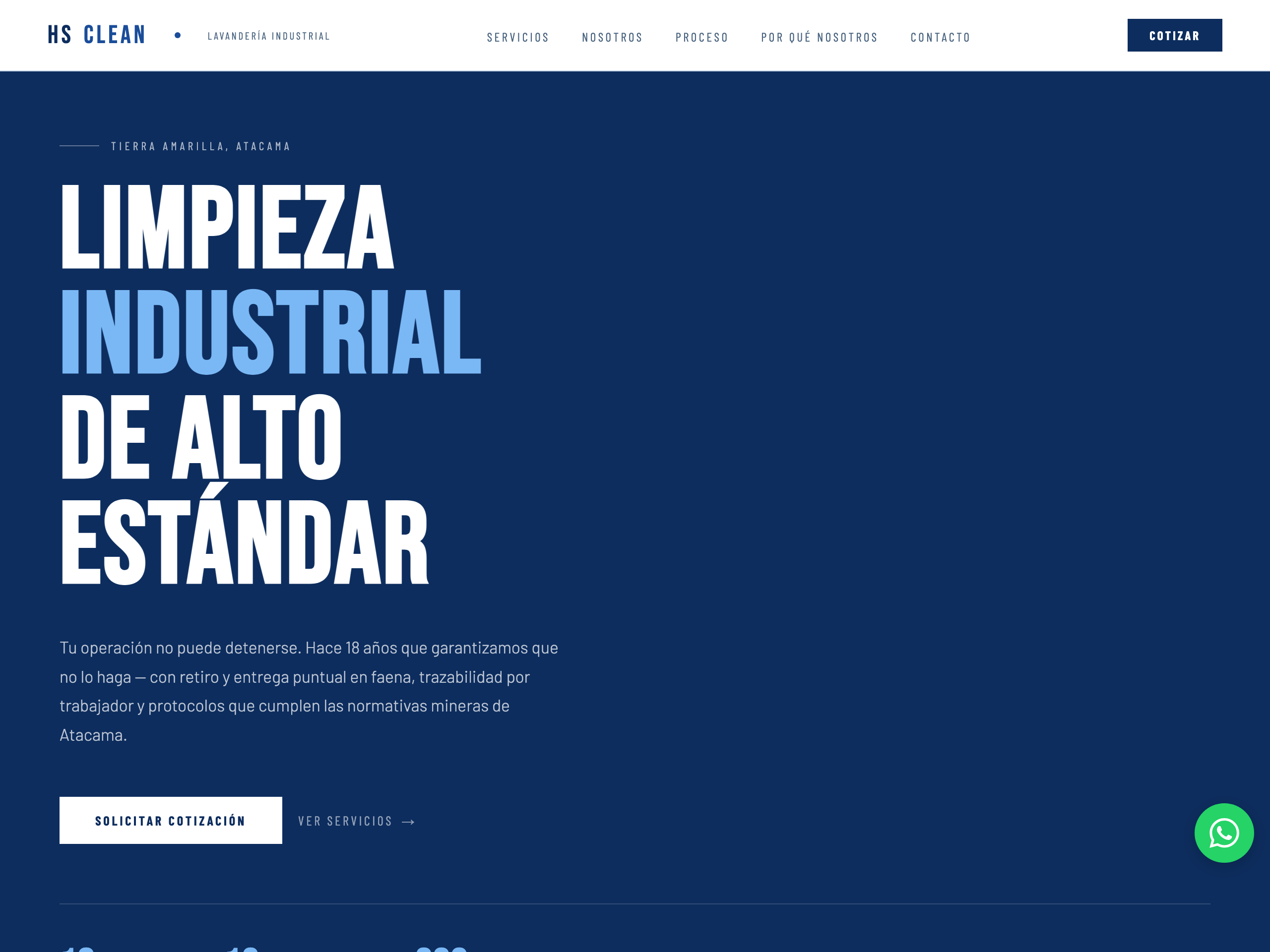 Sitio web HS CLEAN
